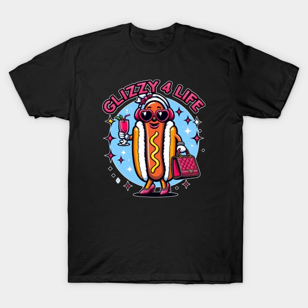 GLIZZY FOR LIFE GIRL GLIZZY GOBBLER T-Shirt by Truth or Rare